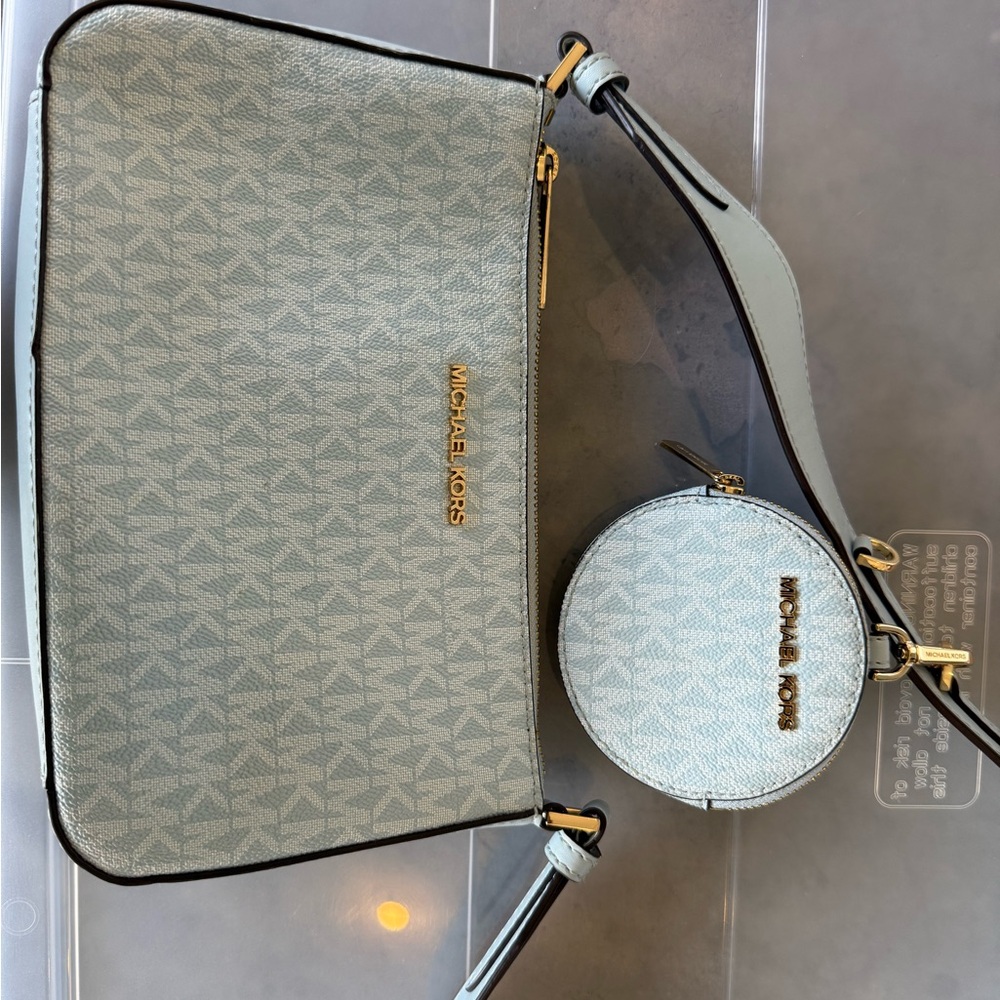 Michael Kors Blue Crossbody Bag Set